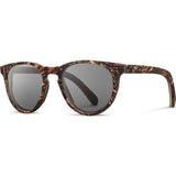 Shwood Belmont Original Sunglasses | Scarlet Flower / Grey Polarized WLBSFGP