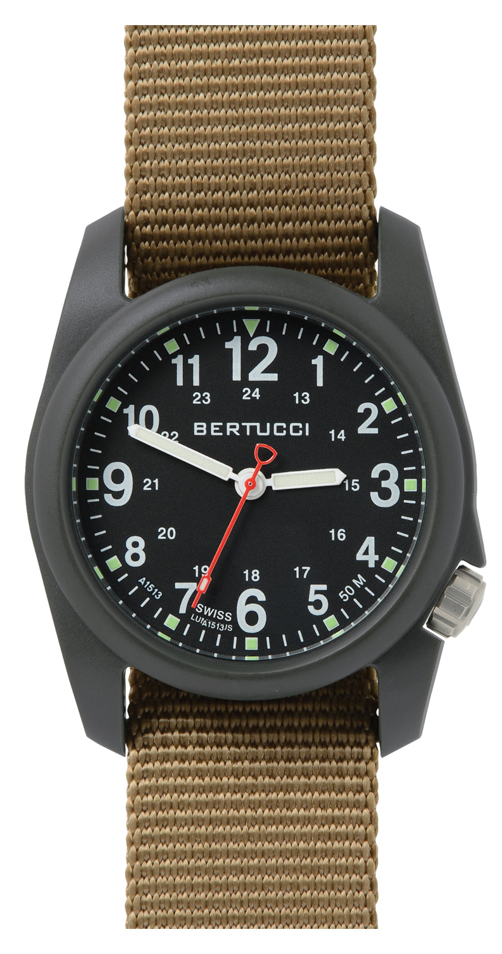Bertucci DX3 Field Men's Analog Watch Olive/Coyote 11027 – Sportique