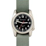 Bertucci A-2T Highpolish Field Watch | Black/Defender Drab