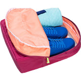 Mokuyobi Big Pocket Backpack | Coral/Berry