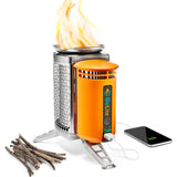 BioLite Multifunctional Campstove and Flexlight | Silver/Orange CSA1001