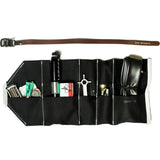 EH Works Essential Bike Tool Roll | Black with Brown Strap ESSBLKBR
