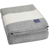 Faribault Summit Stripe Blanket Heather Gray/Natural B3DFGY1021