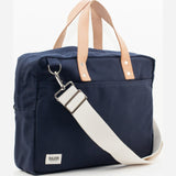 Blk Pine Classic Canvas Briefcase | Navy