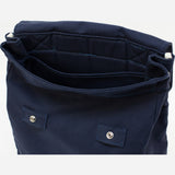 Blk Pine Classic Canvas Canoe Pack Backpack | Navy