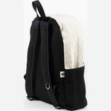 Blk Pine Canvas Utility Daypack Backpack | Natural/Black