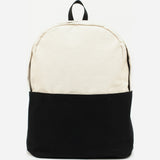 Blk Pine Canvas Utility Daypack Backpack | Natural/Black