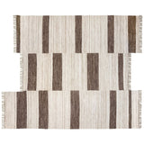 Revival Rugs Block Panel Flatweave Wool Rug | Oat