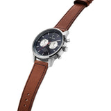 Triwa Blue Steel Nevil 2.0 Watch | Brown Sewn Classic 3 Strap NEST108:2-SC010216