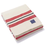 Faribault Cabin Throw | Bone White/Red
