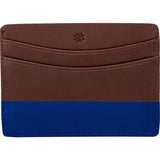 Hook & Albert Color Dipped Card Holder Wallet | Brown & Navy LCHCDBRN-NVY-OS