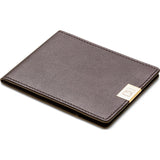 DUN Wallets Original Leather Bi-Fold Wallet | Brown/Gold- DUN01BRG