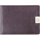 DUN Wallets Original Leather Bi-Fold Wallet | Brown/Gold- DUN01BRG