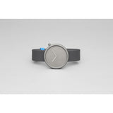 bulbul Ore 04 Men's Watch | Titanium Coated Steel on Grey Italian Leather