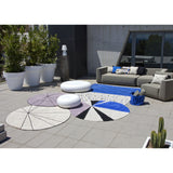 Lorena Canals Geometric Sapphire Washable Rug