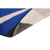 Lorena Canals Geometric Sapphire Washable Rug