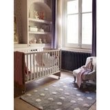 Lorena Canals Tricolor Polka Dots Washable Rug