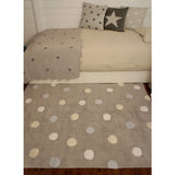 Lorena Canals Tricolor Polka Dots Washable Rug