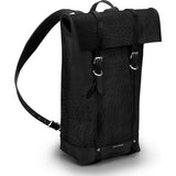 Ezra Arthur Keystone Rucksack Backpack | Jet & Nickel