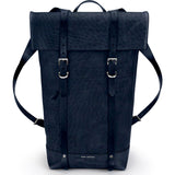Ezra Arthur Keystone Rucksack Backpack | Navy & Nickel