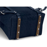 Ezra Arthur Keystone Rucksack Backpack | Navy & Nickel