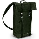 Ezra Arthur Keystone Rucksack Backpack | Green & Nickel