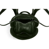 Ezra Arthur Keystone Rucksack Backpack | Green & Nickel