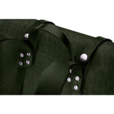 Ezra Arthur Keystone Rucksack Backpack | Green & Nickel