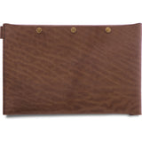 Ezra Arthur Flat Leather Dopp Kit | Whiskey