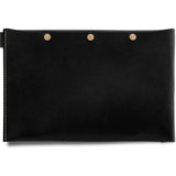 Ezra Arthur Flat Leather Dopp Kit | Jet Top Stitch