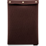 Ezra Arthur Flat Leather Dopp Kit | Malbec