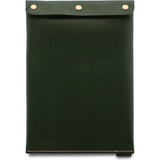 Ezra Arthur Flat Leather Dopp Kit | Green