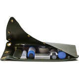 Ezra Arthur Flat Leather Dopp Kit | Green