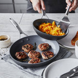 GreenPan Paris Pro Collection 11 Piece Set, 8" Open Frypan, 9.5" Open Frypan, 11" Open Frypan, 3QT Covered Sauté Pan, 1.5QT Covered Sauce Pan, 3QT Covered Sauce Pan, 5.5QT Covered Casserole