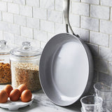 Greenpan Venice Pro Stainless Steel Healthy Ceramic Nonstick Frying Pan | 12"