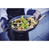 BK Paella Pan with Side Handles | Black Steel