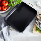 GreenPan Reserve Collection 13"x16" Roaster w/ Rack | Black