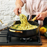 GreenPan Reserve Collection 4.5QT Covered Sautépan w. HH | Black