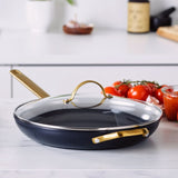 GreenPan Reserve Collection 12" Cvd Frypan w/ HH | Black