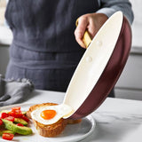 GreenPan Reserve Collection 10 Piece Set, 8" Open Frypan, 11" Open Frypan, 3.2QT Covered Sauté Pan, 2QT Covered Sauce Pan, 3QT Covered Sauce Pan with lid, 5QT Covered Casserole | Merlot