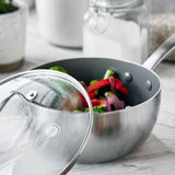 GreenPan Chatham Stainless Steel New Collection 2.5QT Saucepan w/lid