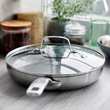 GreenPan Chatham Stainless Steel New Collection 11" Covered Frypan