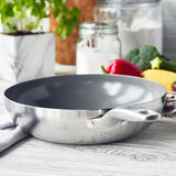 GreenPan Chatham Stainless Steel New Collection 11" Wok