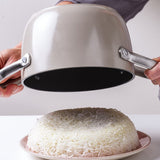 GreenPan 2QT Rice and Grains Cooker w.lid | Taupe