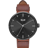 Vestal Roosevelt Italian Leather Watch | Cordovan/Gun