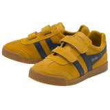 Gola Kid's Harrier Velcro Sneakers | Sun/Navy