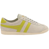 Gola Women's Bullet Suede Sneakers | Off White/Citron