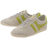 Gola Women's Bullet Suede Sneakers | Off White/Citron