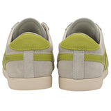 Gola Women's Bullet Suede Sneakers | Off White/Citron