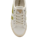Gola Women's Tennis Mark Cox Sneakers | Off White/Citron